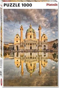 Dėlionė Piatnik Karlskirche Vienna 432315, 68 cm x 48 cm, 1000 vnt., įvairių spalvų