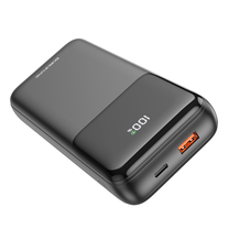 Lādētājs-akumulators (Power bank) Borofone, 20000 mAh, melna krās.