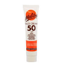Kremas įdegio priežiūrai veidui Malibu SPF50, 40 ml