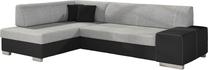 Kampinė sofa Fabio Sawana 21, Soft 11, juoda sp./pilka sp., kairinė, 167 x 268 cm x 73 cm