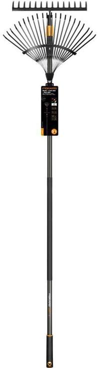 Grėblys universalus Fiskars QuikFit 1018794, su kotu, 1560 mm, juoda sp./oranžinė sp.