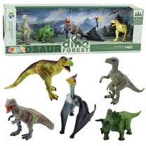 Figūrėlių rinkinys, dinozauras Lean Toys Dino Forest, 5 vnt., įvairių spalvų