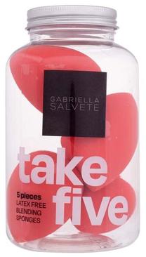 Kosmētikas sūklis Gabriella Salvete Take Five, 5 gab., rozā krās.