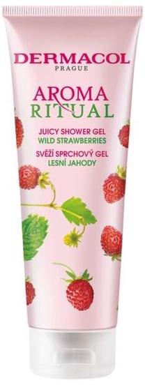 Kūno prausimosi želė Dermacol Aroma Ritual Wild Strawberry, 250 ml