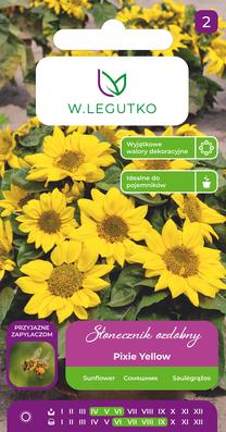 Sėklos saulėgrąža PIXIE YELLOW, 2 g