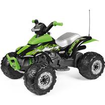 Детский электрический квадрицикл Peg Perego Corral T-Rex, зеленый цв.