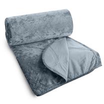 Lovatiesė Velvet 1, sidabro, 170 cm x 210 cm