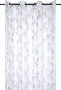Dienas aizkari Lovely Maldives R6B095002VL, balta krās./sudraba krās., 260 cm x 140 cm