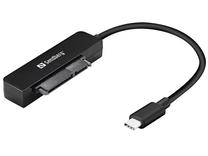 Adapteris Sandberg 136-37 USB-C to SATA USB-C male, SATA male, melna krās.