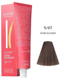 Matu krāsa Kadus Professional Extra Coverage, dark blonde, 5/07, 60 ml