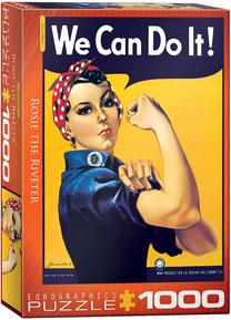 Dėlionė Eurographics Rosie The Riveter 6000-1292, 67.6 cm x 48.9 cm, 1000 vnt., įvairių spalvų