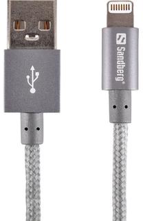 Vads Sandberg USB, Apple Lightning, 1 m