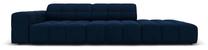 Sofa Micadoni Home Jennifer Velvet 3 Seats, tamsiai mėlyna sp., dešininė, 262 x 102 cm x 70 cm