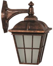 Õue seinavalgusti Opviq BAP-68183-BKR-M2, 60W, E27, IP65, pruun v., 25 cm x 33 cm