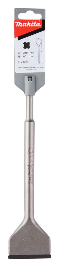 Kaltas plokščias Makita SDS-Plus P-24957, 25 cm, 6 cm