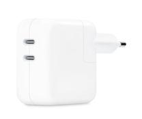 Prekė su pažeista pakuote. Telefono įkroviklis Wooco Dual, USB Type C, balta sp., 50 W