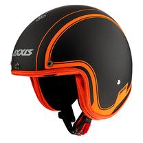 Motociklininko šalmas Axxis Hornet SV Royal, S, juoda sp./oranžinė sp.