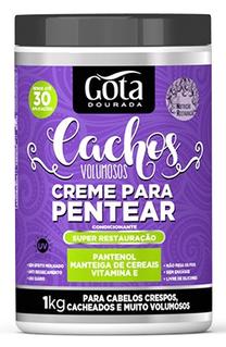 Matu krēms Gota Dourada Curly, 1000 ml