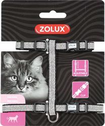 Шлейка для кошек Zolux Shiny 520024NOI, 11 см x 15 мм, черный цв.