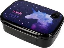 Пищевой контейнер Starpak Unicorn, 18 см x 13 см, черный цв./фиолетовый цв.