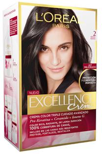 Matu krāsa L’Oréal Paris Excellence Intense, melns krās., Black 2