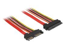 Kabelis Delock SATA Extension Cable SATA 7-pin female, SATA 7-pin male, 0.3 m, daudzkrāsaina