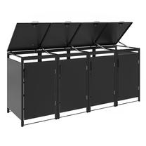 Lauko konteinerių stoginė Hatis MBB01-4A, 240 l, antracito sp.