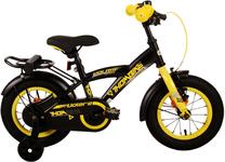 Vaikiškas dviratis, miesto Volare Thombike, juoda sp./geltona sp., 12"