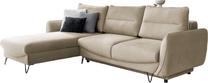 Kampinė sofa Silva Nube 20, šviesiai ruda sp., kairinė, 201 x 276 cm x 100 cm