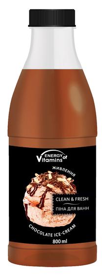 Vannas putas Energy Of Vitamins Chocolate Ice-Cream, 800 ml
