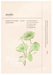 Sejas maska Ondo Beauty 36.5 Probiotics & Cica Water, 25 ml
