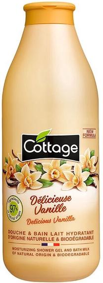 Kūno prausimosi želė Cottage Vanilla, 750 ml
