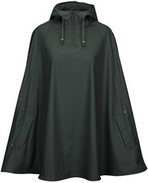 Lietus apģērbs universāls Ralka Poncho, melna krās./zaļa krās., S/M izmērs