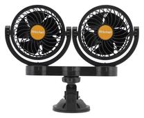 Ventilators Compass Mitchell Duo, 26.5 cm x 15 cm, melna krās./oranža krās.