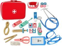 Rotaļlietu ārsta komplekts Lean Toys Doctors Bag, daudzkrāsaina