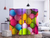 Širma Artgeist Colourful Balls II Paraventtc1668_Os, įvairių spalvų, 225 cm x 172 cm