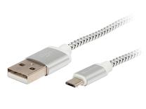 Laidas Blow, USB 2.0/Micro USB, 100 cm, balta sp.