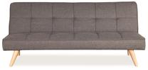 Sofa-lova Zina, pilka sp., 175 x 83 cm x 77 cm
