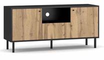 TV-laud Hakano Olea, pruun v./must v., 140 cm x 42 cm x 65 cm