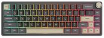 Laidinė žaidimų klaviatūra Royal Kludge RKR65 Brown switch, Anglų (US), pilka sp.