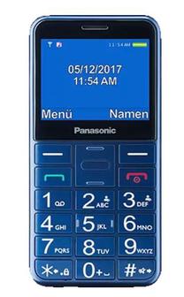 Mygtukinis telefonas Panasonic KX-TU155EXCN, 32 GB, mėlyna sp.