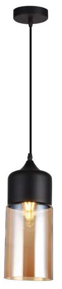 Valgusti rippuv GTV Lender 9300 OS-LEND3-10-DEC, E27, 1 x 40 W, läbipaistev v./pruun v. / must v.