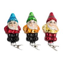 Ziemassvētku eglīšu rotaļlietu komplekts Christmas Touch EBN741015, daudzkrāsaina, 8 cm, stikls, 3 gab.