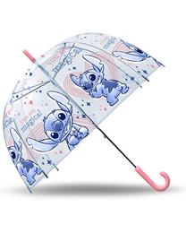 Детский зонт Kids Euroswan Stitch, прозрачный цв./фиолетовый цв.