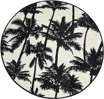 Vonios grindų kilimėlis Foutastic Palm 359CHL1669, įvairių spalvų, 100 cm x 100 cm, Ø 100 cm