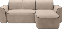 Kampinė sofa Ume, smėlio sp., 190 x 287 cm x 88 cm