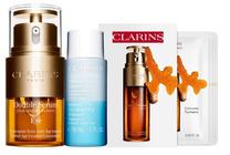 Veido priežiūros priemonių rinkinys Clarins Double Serum, 56.3 ml, 9 vnt.