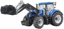 Rotaļu traktors Bruder 3121, 1:16, zila krās./melna krās.
