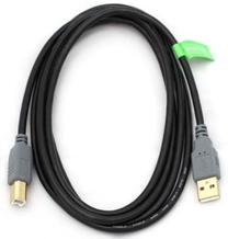 Laidas Digitus USB 2.0 A male, USB 2.0 B male, 1.8 m, juoda sp.