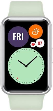 Viedais pulkstenis Huawei Watch Fit, zaļa krās.